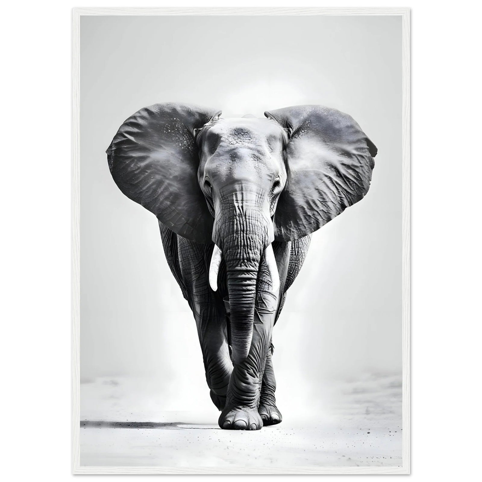 Tableau Noir et Blanc Elephant - The Art Avenue
