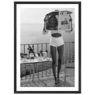 Tableau Noir et Blanc Femme Prada - The Art Avenue