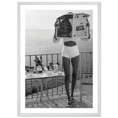 Tableau Noir et Blanc Femme Prada - The Art Avenue