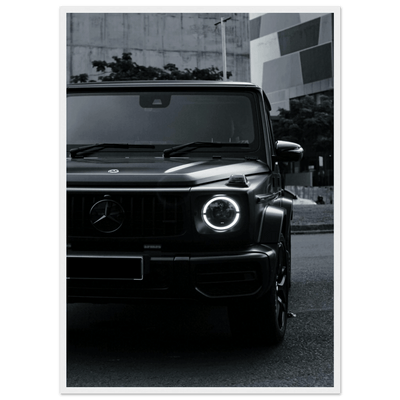 Tableau Noir et Blanc Mercedes - The Art Avenue
