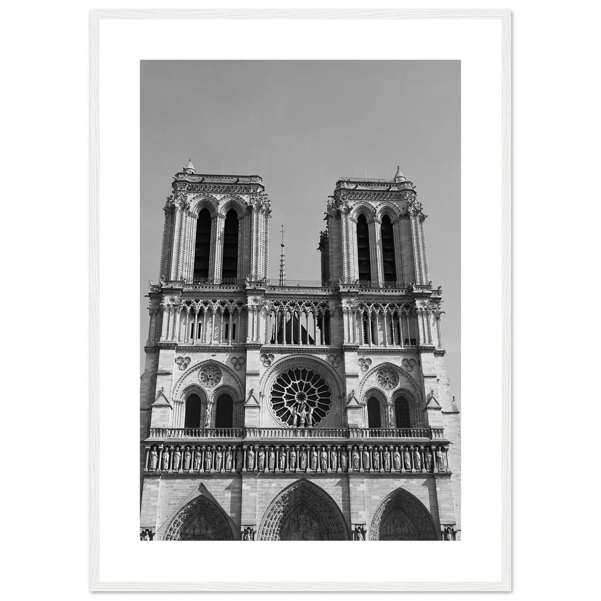 Tableau Noir et Blanc Notre - Dame - The Art Avenue