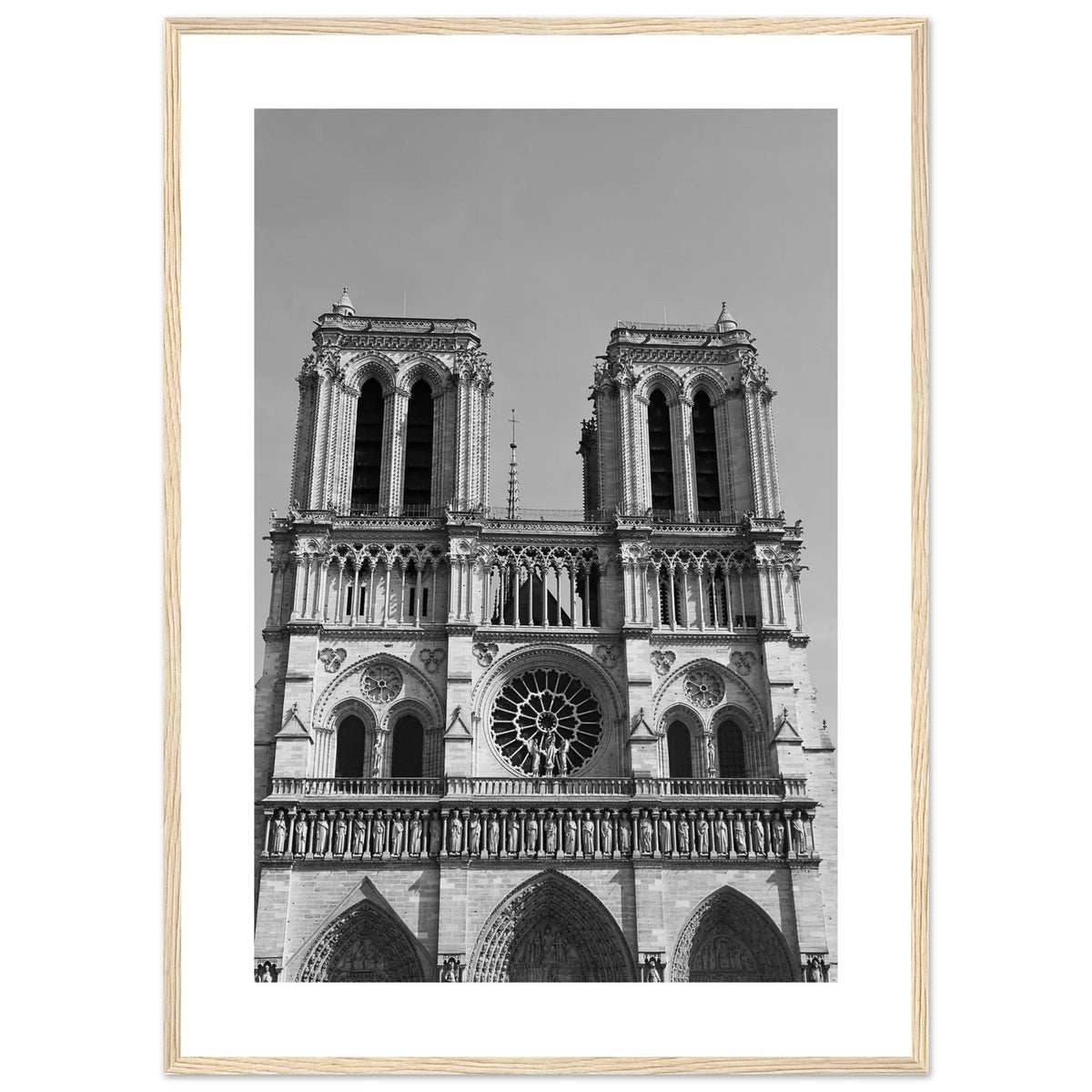 Tableau Noir et Blanc Notre - Dame - The Art Avenue