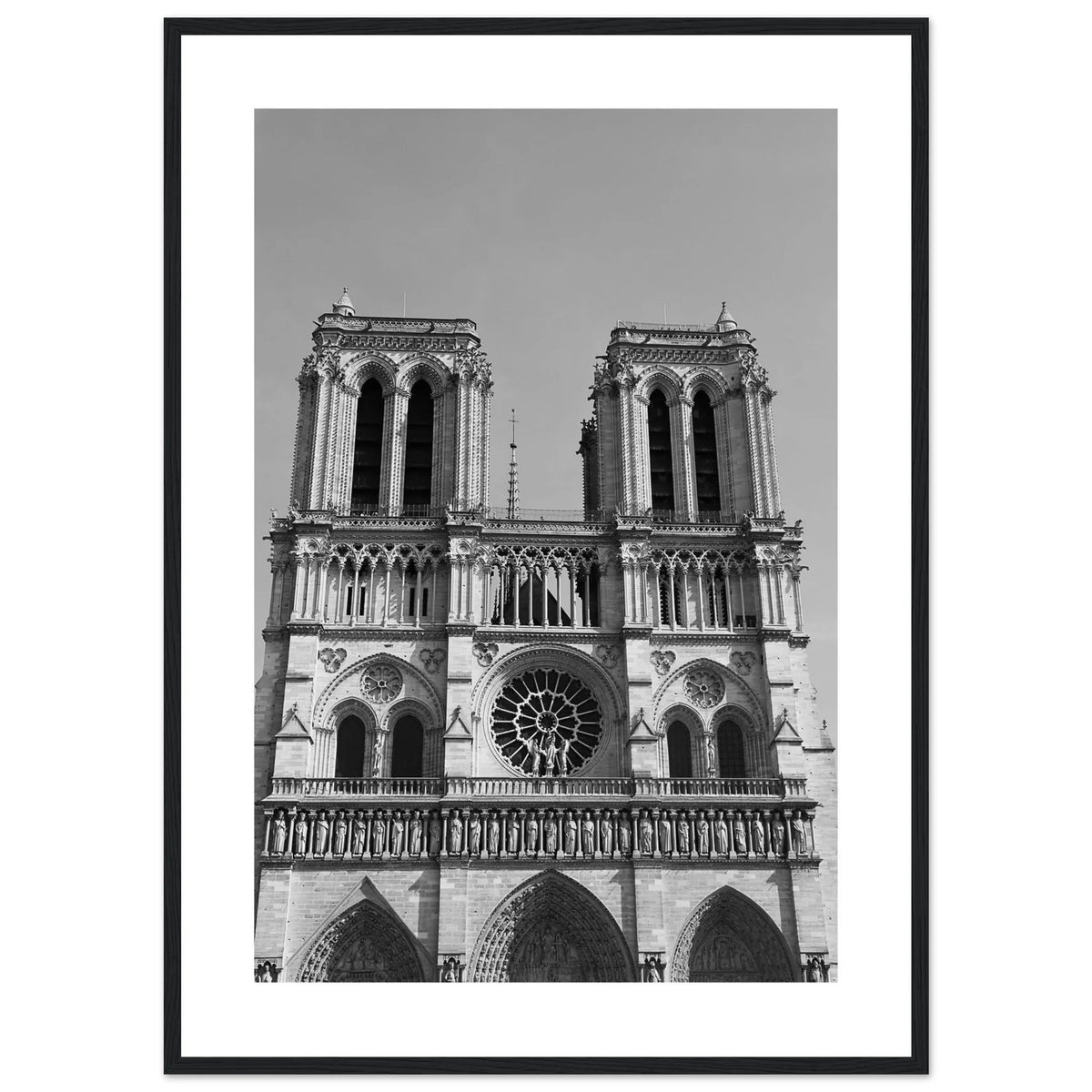 Tableau Noir et Blanc Notre - Dame - The Art Avenue