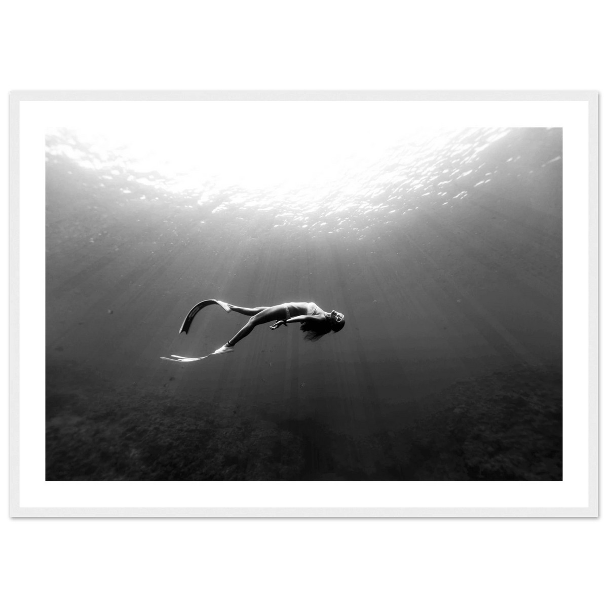 Tableau Noir et Blanc Océan - The Art Avenue