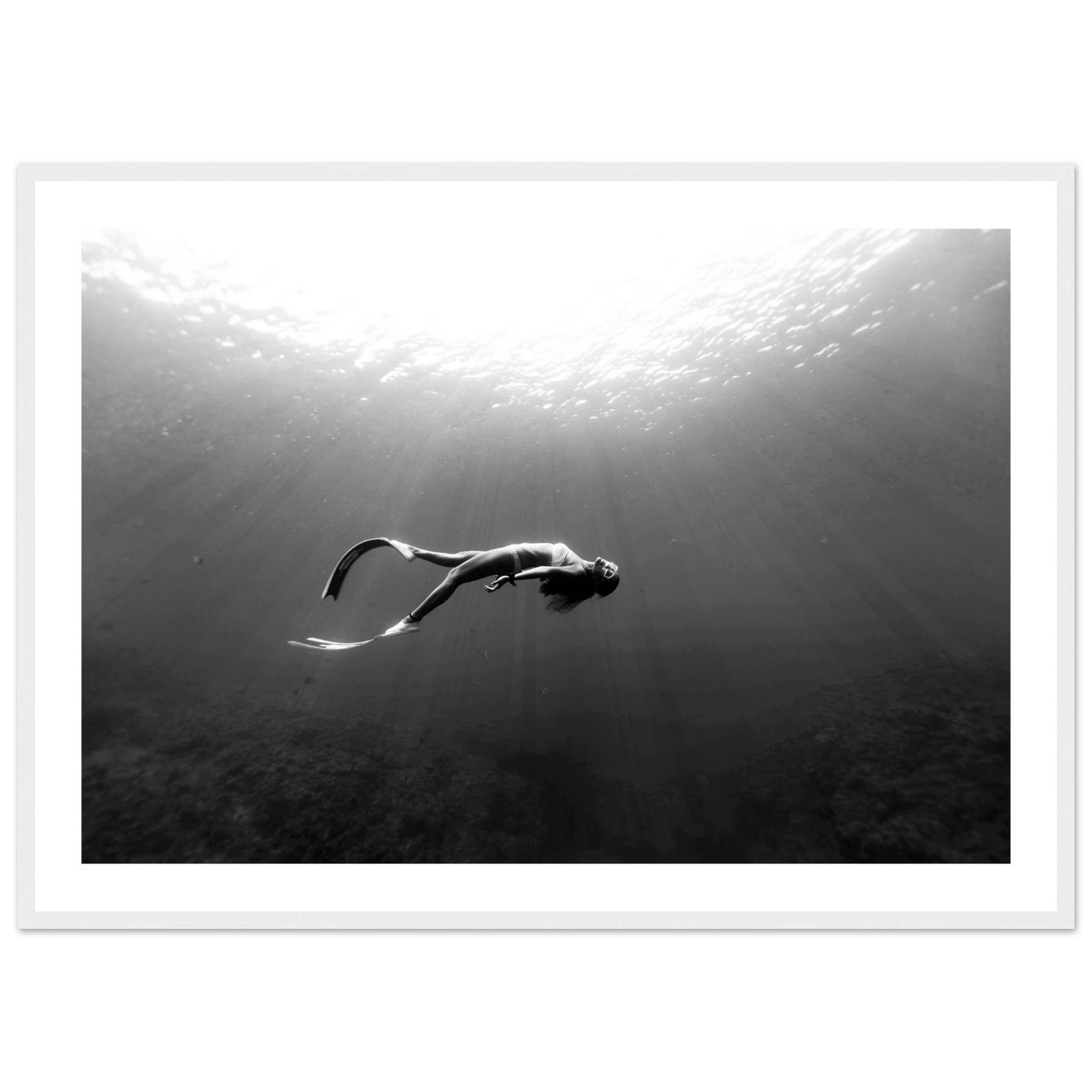 Tableau Noir et Blanc Océan - The Art Avenue