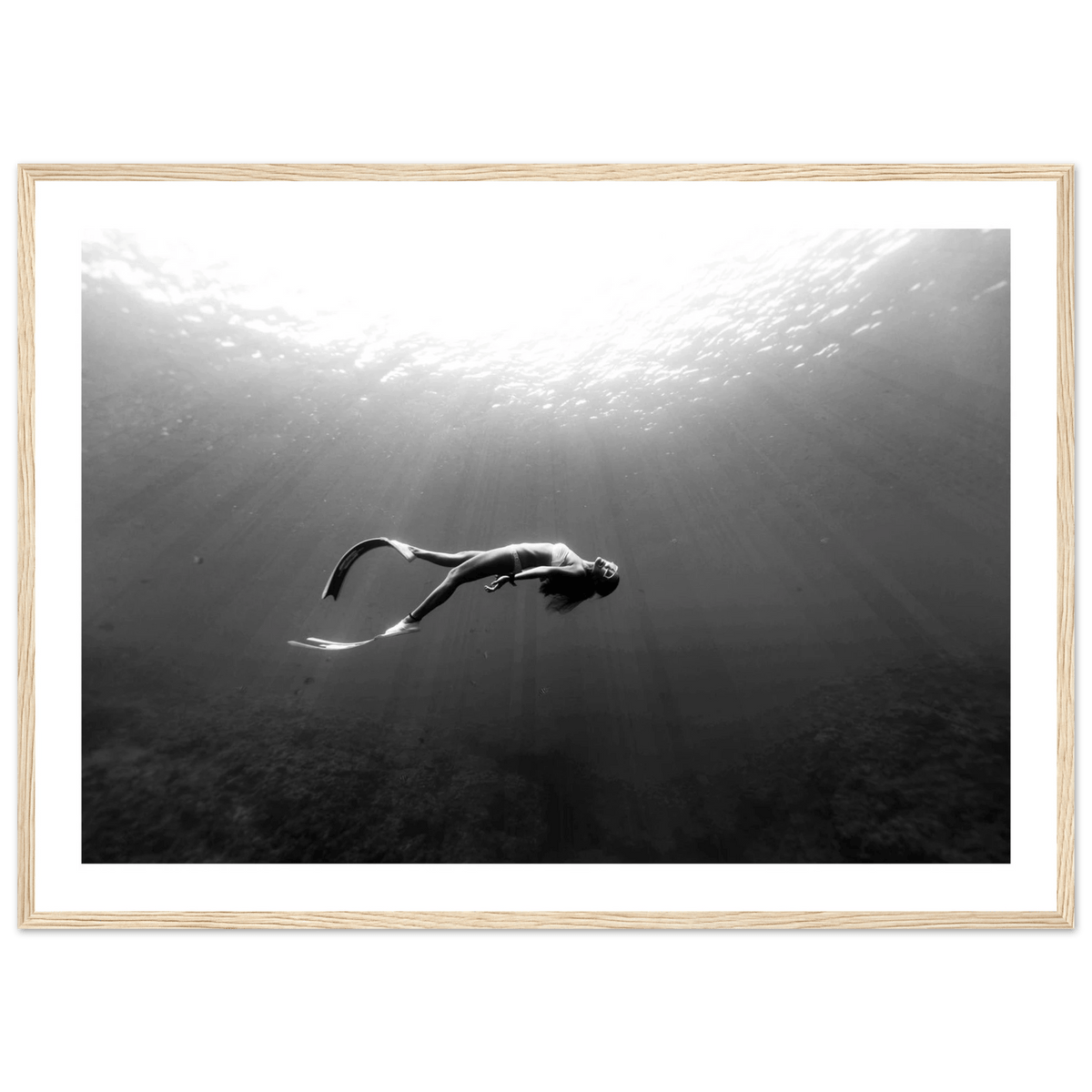 Tableau Noir et Blanc Océan - The Art Avenue