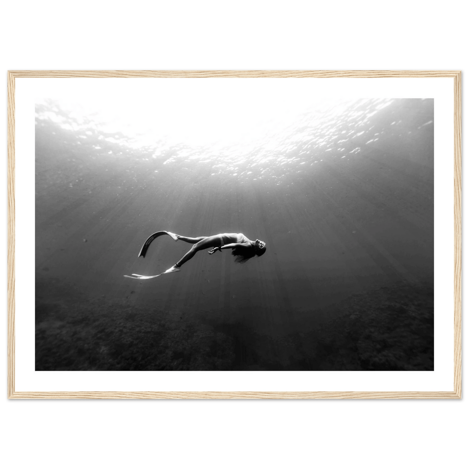 Tableau Noir et Blanc Océan - The Art Avenue