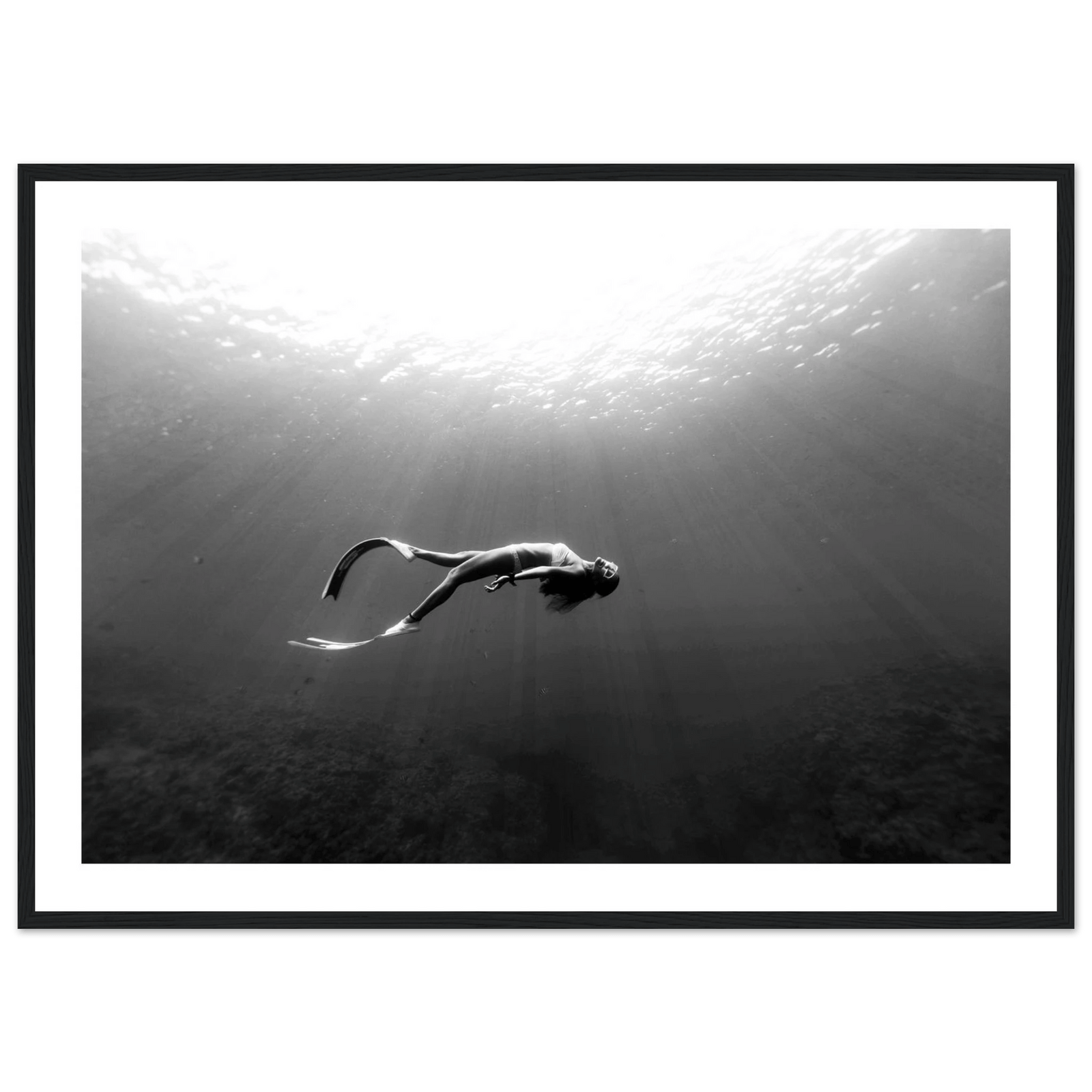 Tableau Noir et Blanc Océan - The Art Avenue