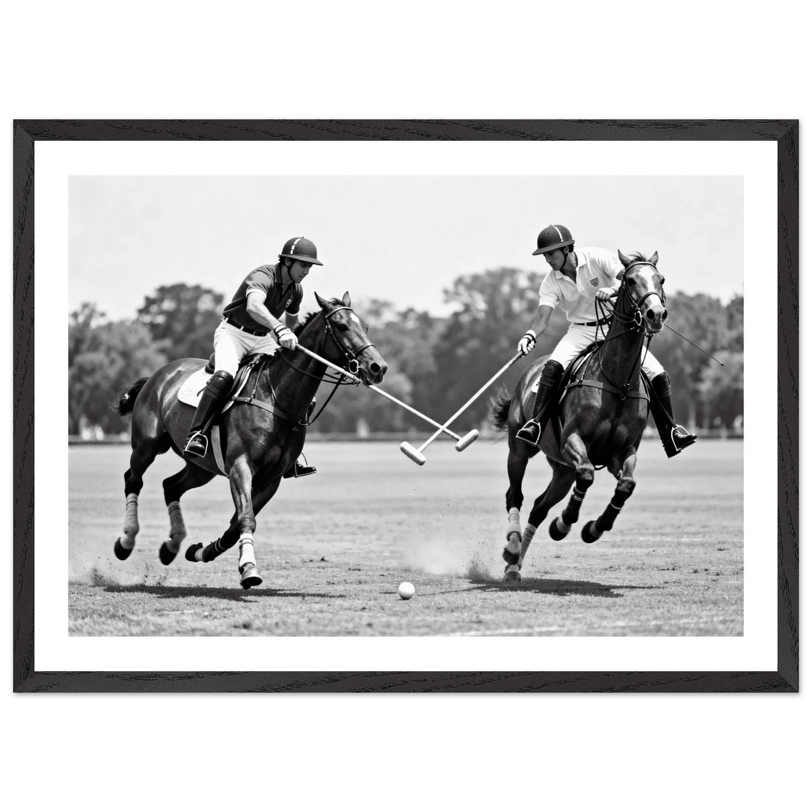Tableau Noir et Blanc Polo - The Art Avenue