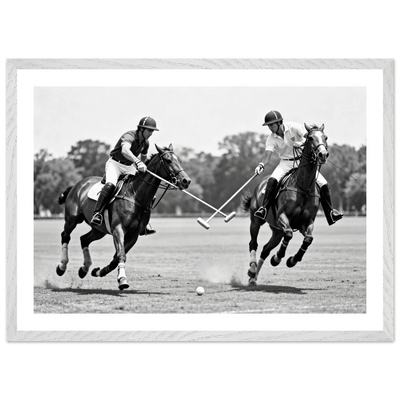 Tableau Noir et Blanc Polo - The Art Avenue