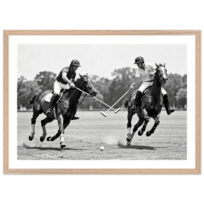Tableau Noir et Blanc Polo - The Art Avenue