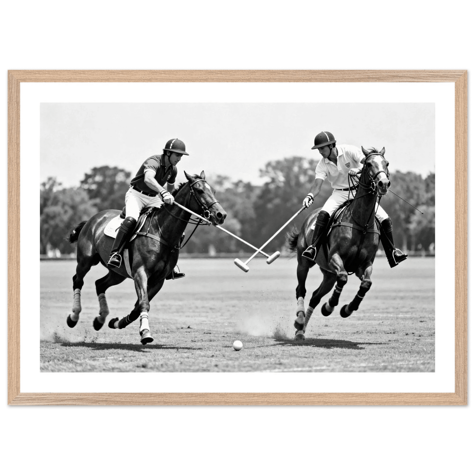 Tableau Noir et Blanc Polo - The Art Avenue