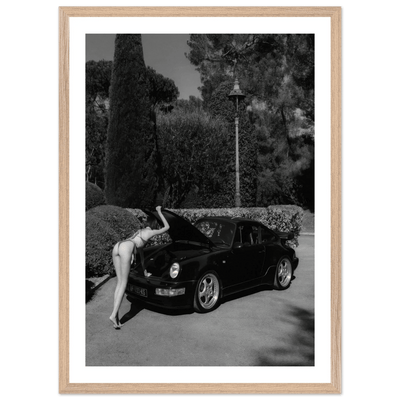 Tableau Noir et Blanc Porsche 911 Riviera - The Art Avenue