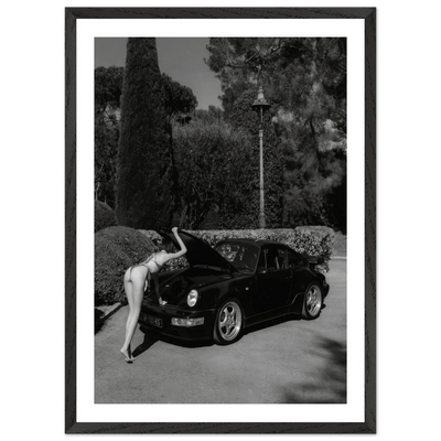 Tableau Noir et Blanc Porsche 911 Riviera - The Art Avenue