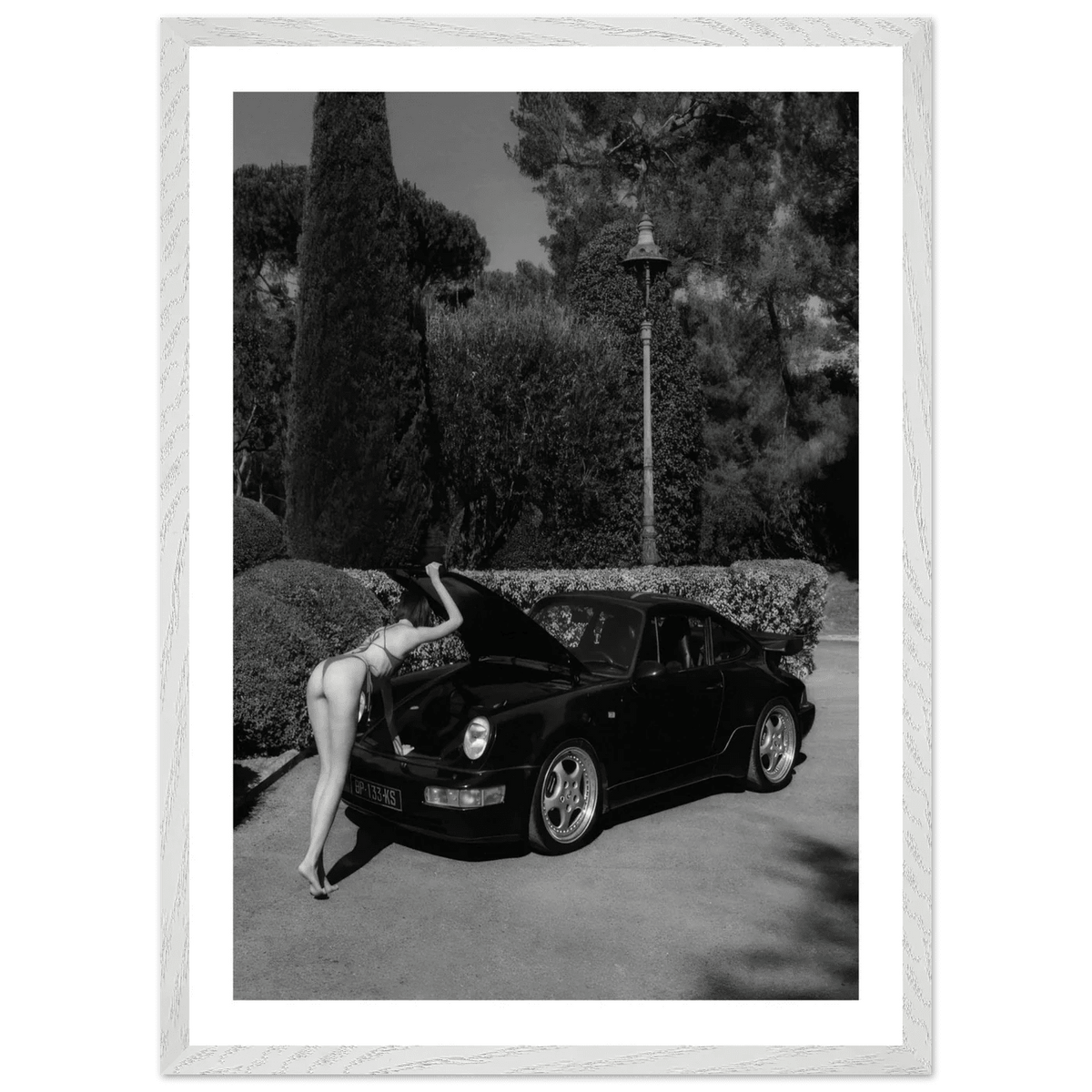 Tableau Noir et Blanc Porsche 911 Riviera - The Art Avenue
