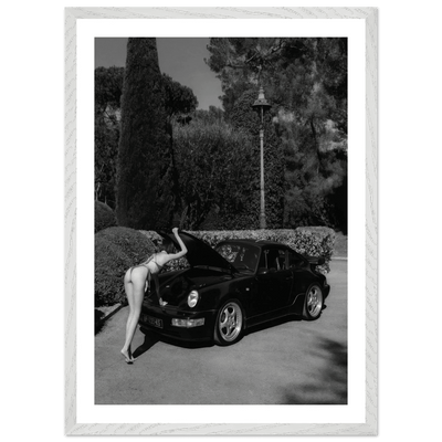 Tableau Noir et Blanc Porsche 911 Riviera - The Art Avenue