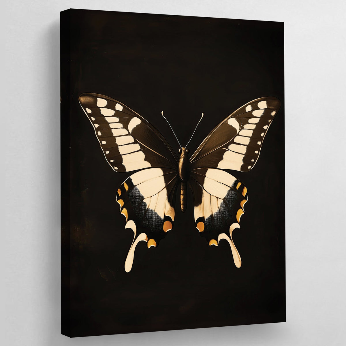 Tableau Papillon Noir et Blanc - The Art Avenue