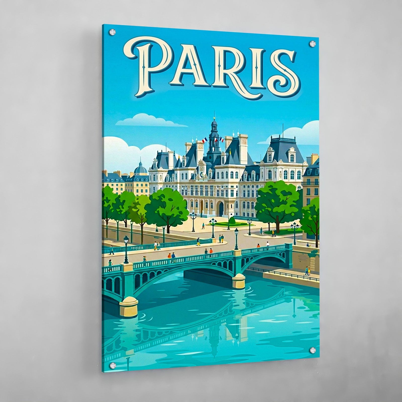 Tableau Paris Illustration Moderne - The Art Avenue