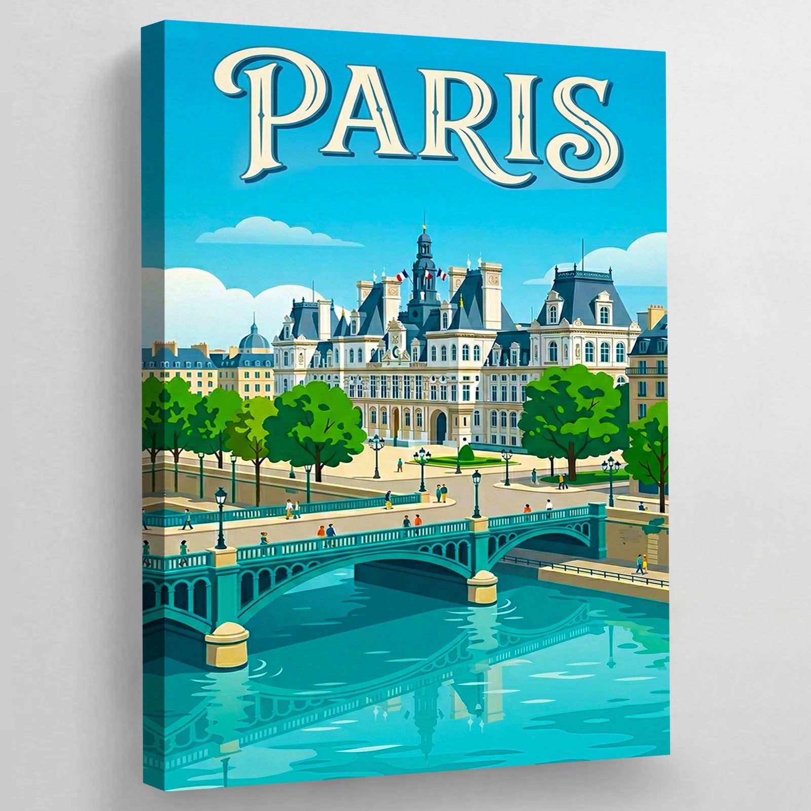 Tableau Paris Illustration Moderne - The Art Avenue