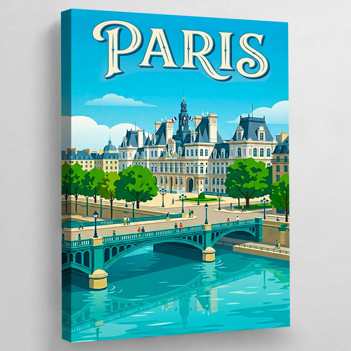Tableau Paris Illustration Moderne - The Art Avenue