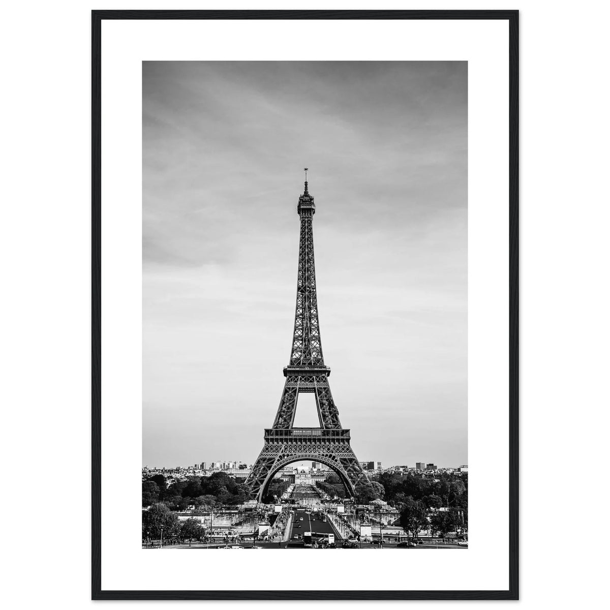 Tableau Paris Noir et Blanc - The Art Avenue