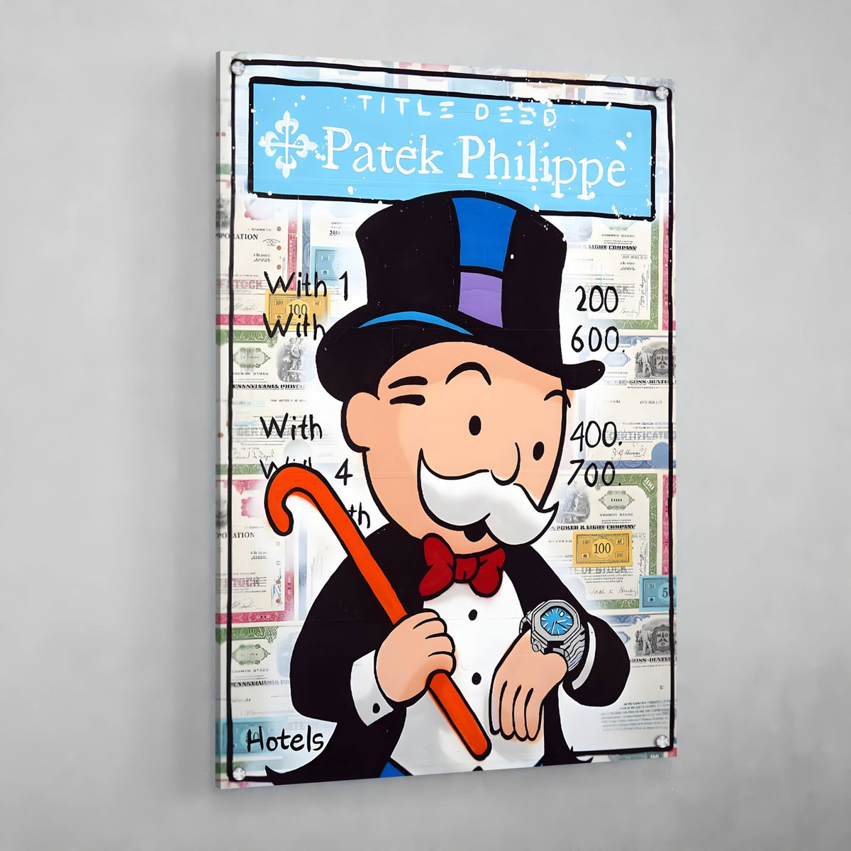 Tableau Patek Philippe Monopoly - The Art Avenue