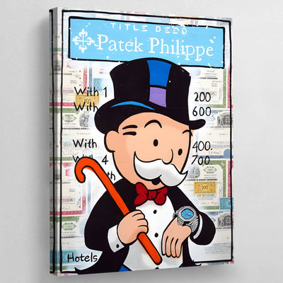 Tableau Patek Philippe Monopoly - The Art Avenue