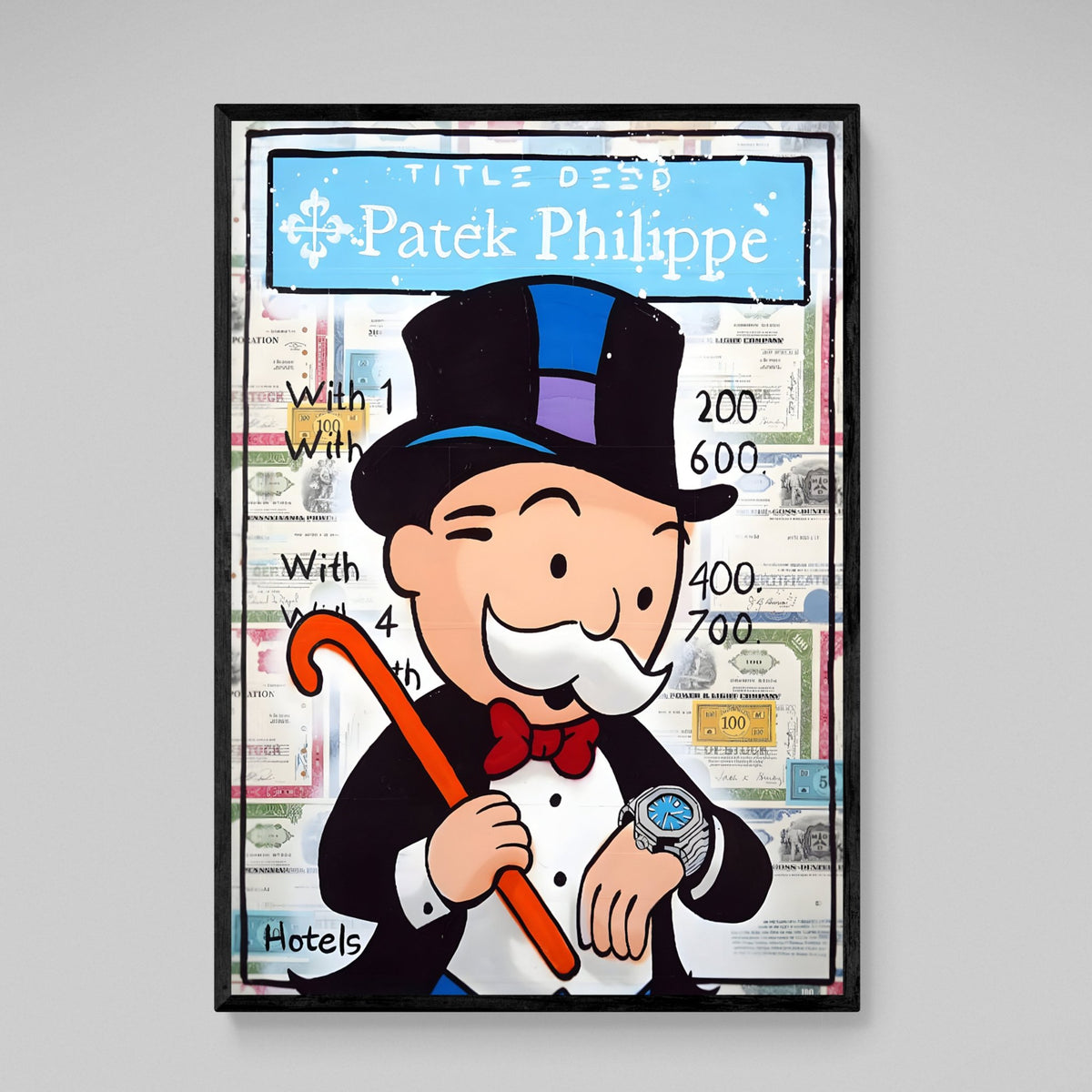 Tableau Patek Philippe Monopoly - The Art Avenue
