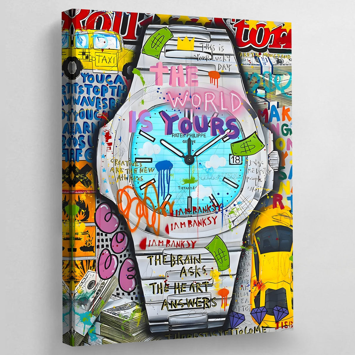 Tableau Patek Philippe Street Art - The Art Avenue