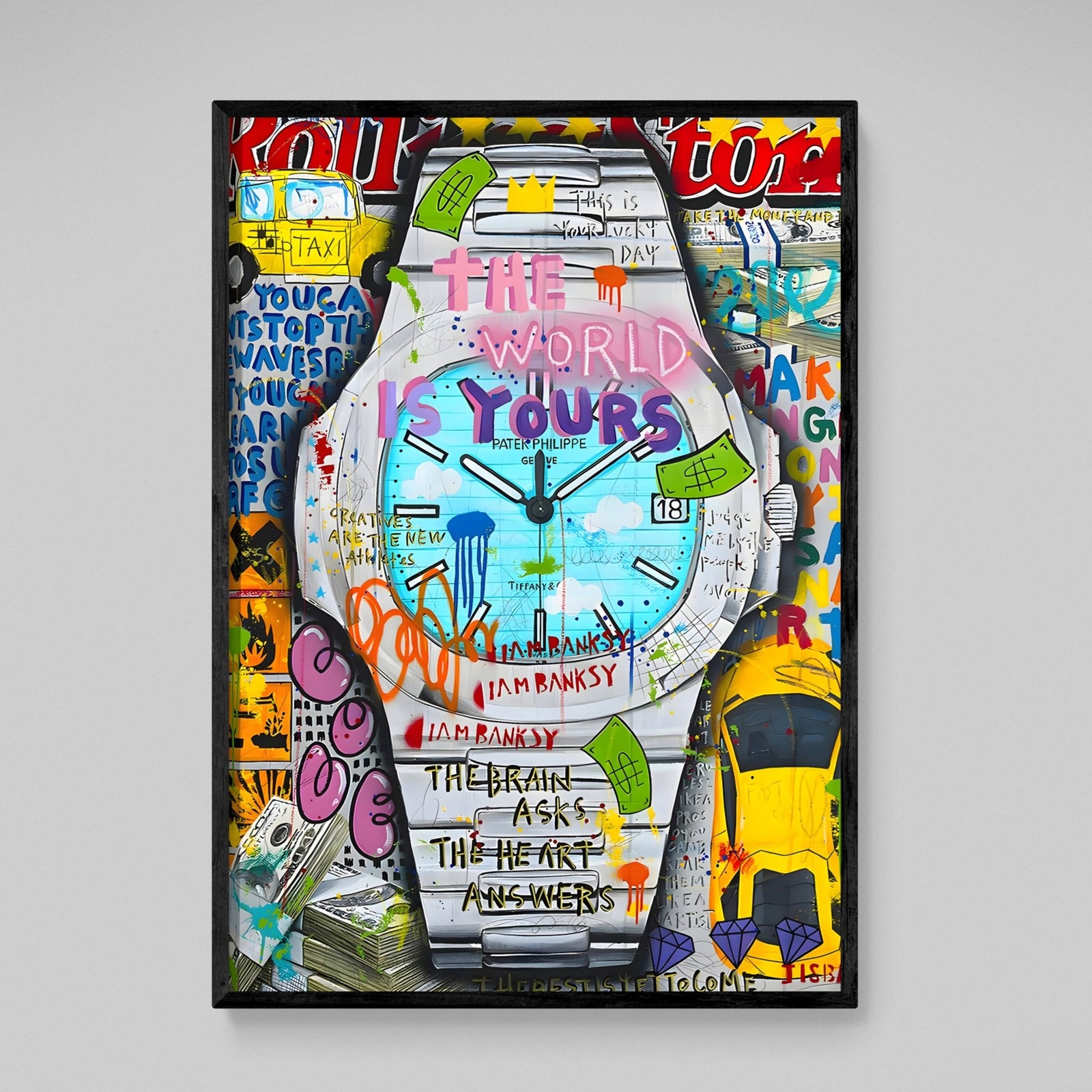 Tableau Patek Philippe Street Art - The Art Avenue