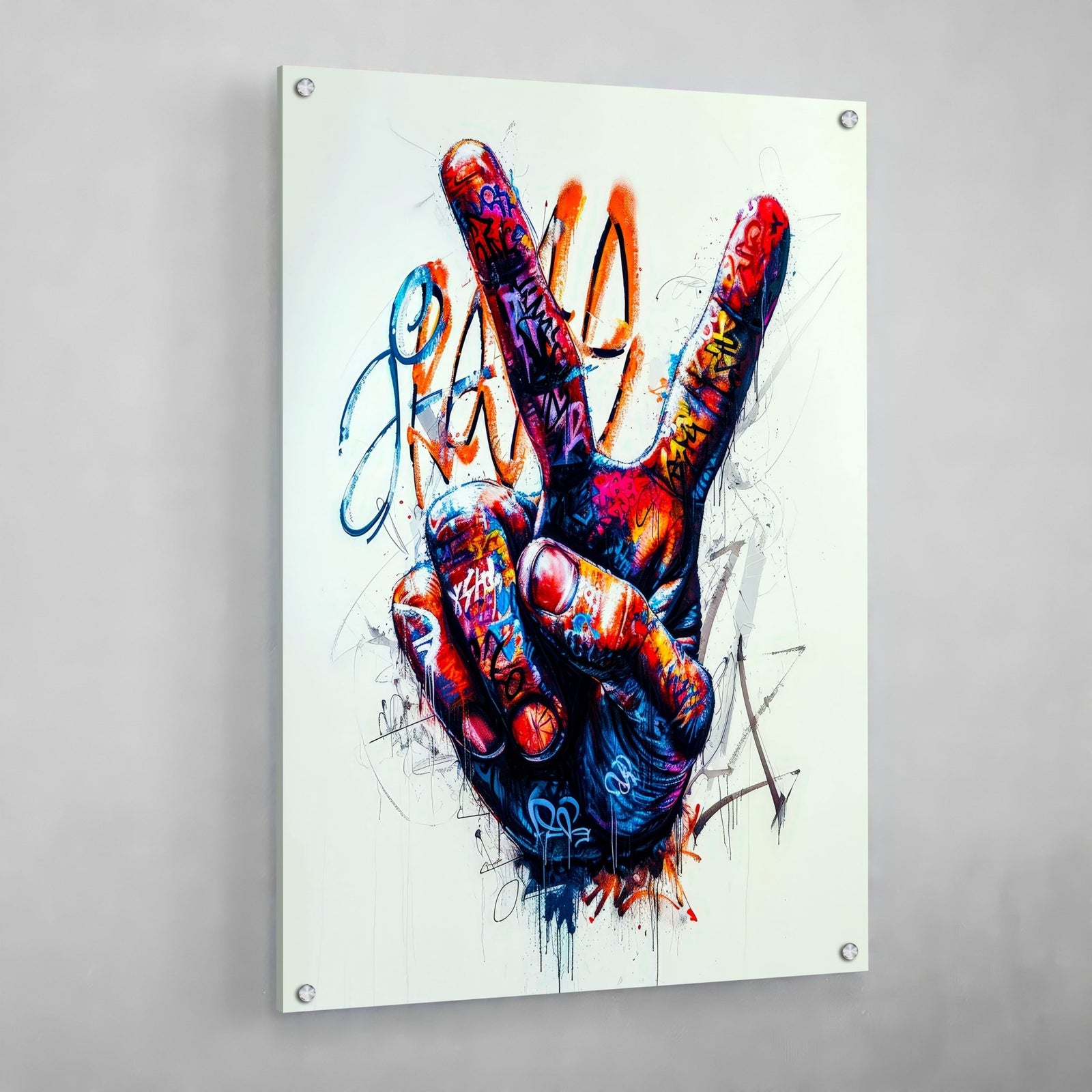 Tableau Peace Street Art - The Art Avenue