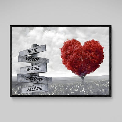 Tableau Personnalisé Famille Original - The Art Avenue