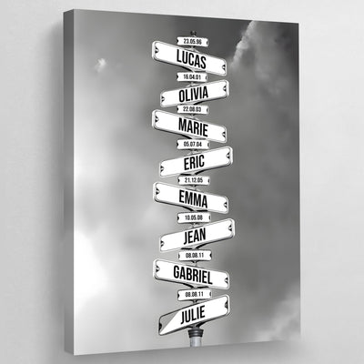 Tableau Personnalisé Prénom - The Art Avenue