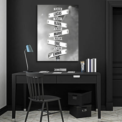 Tableau Personnalisé Prénom - The Art Avenue