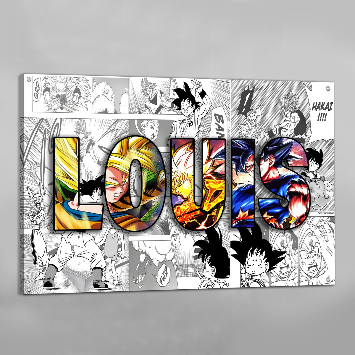 Tableau Personnalisé Prénom Manga - The Art Avenue