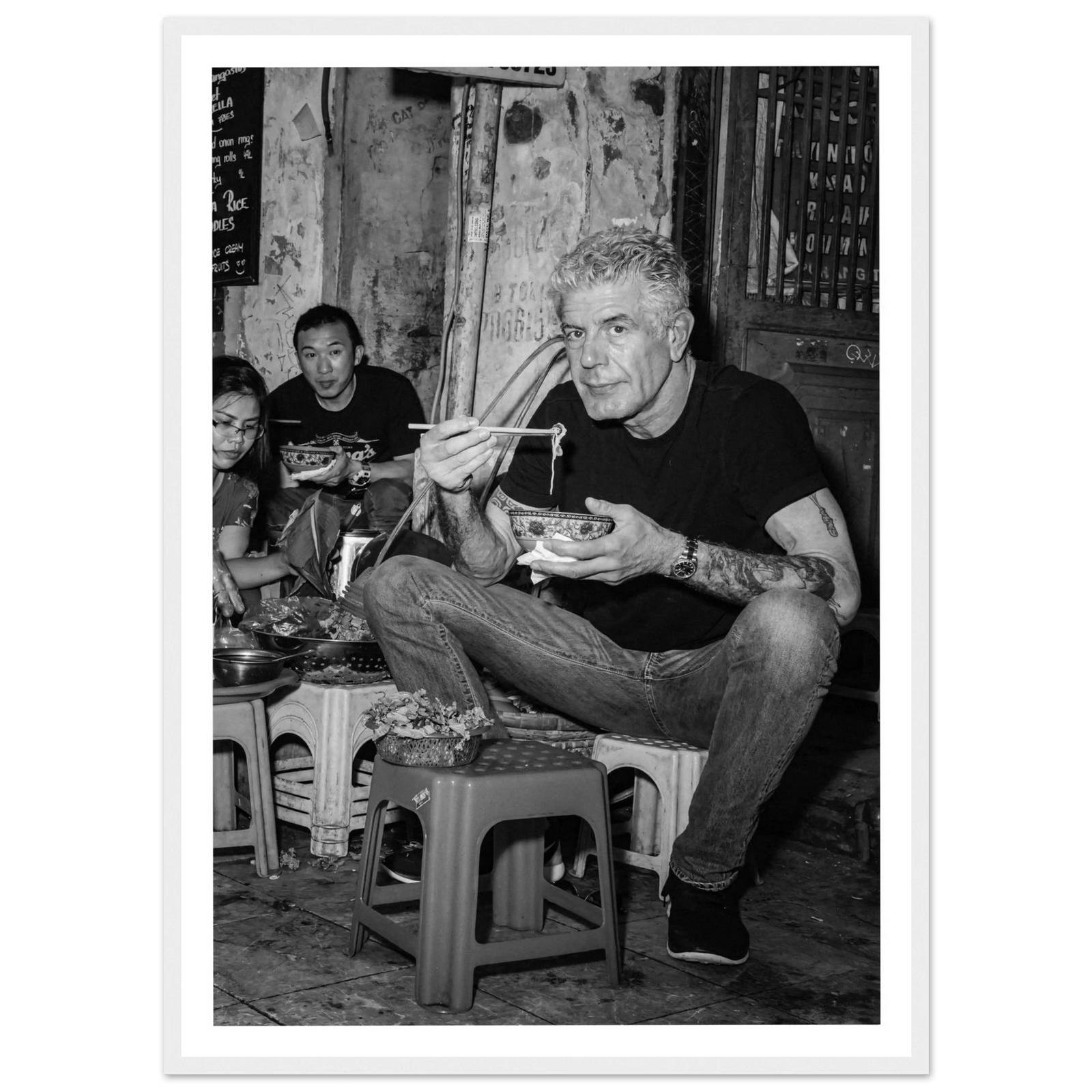 Tableau Photographie Anthony Bourdain - The Art Avenue