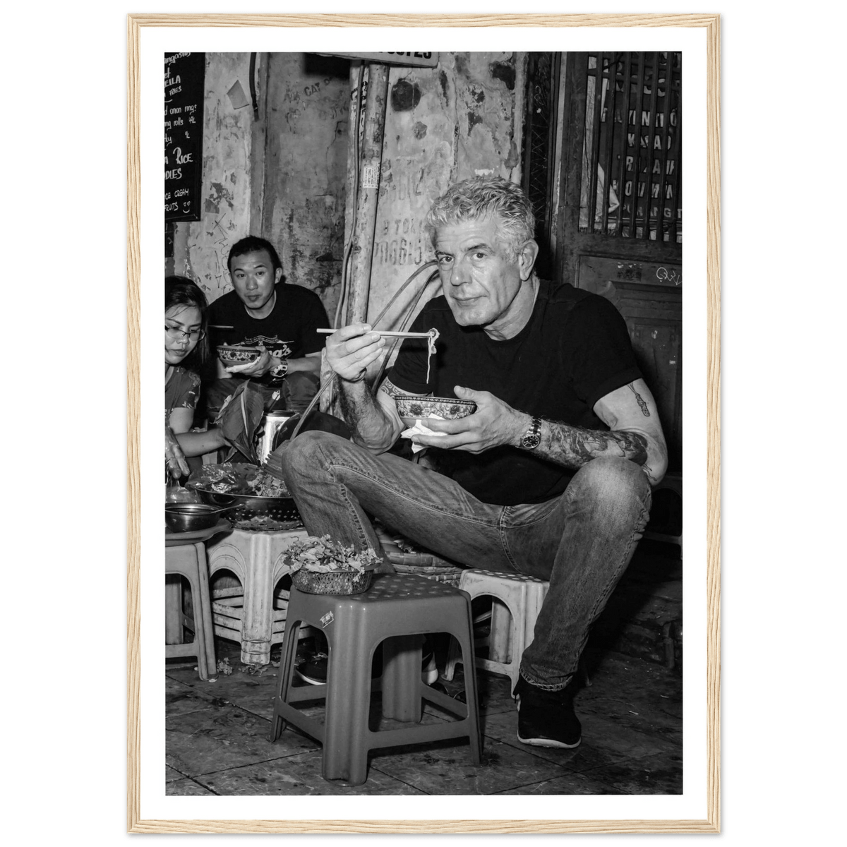Tableau Photographie Anthony Bourdain - The Art Avenue