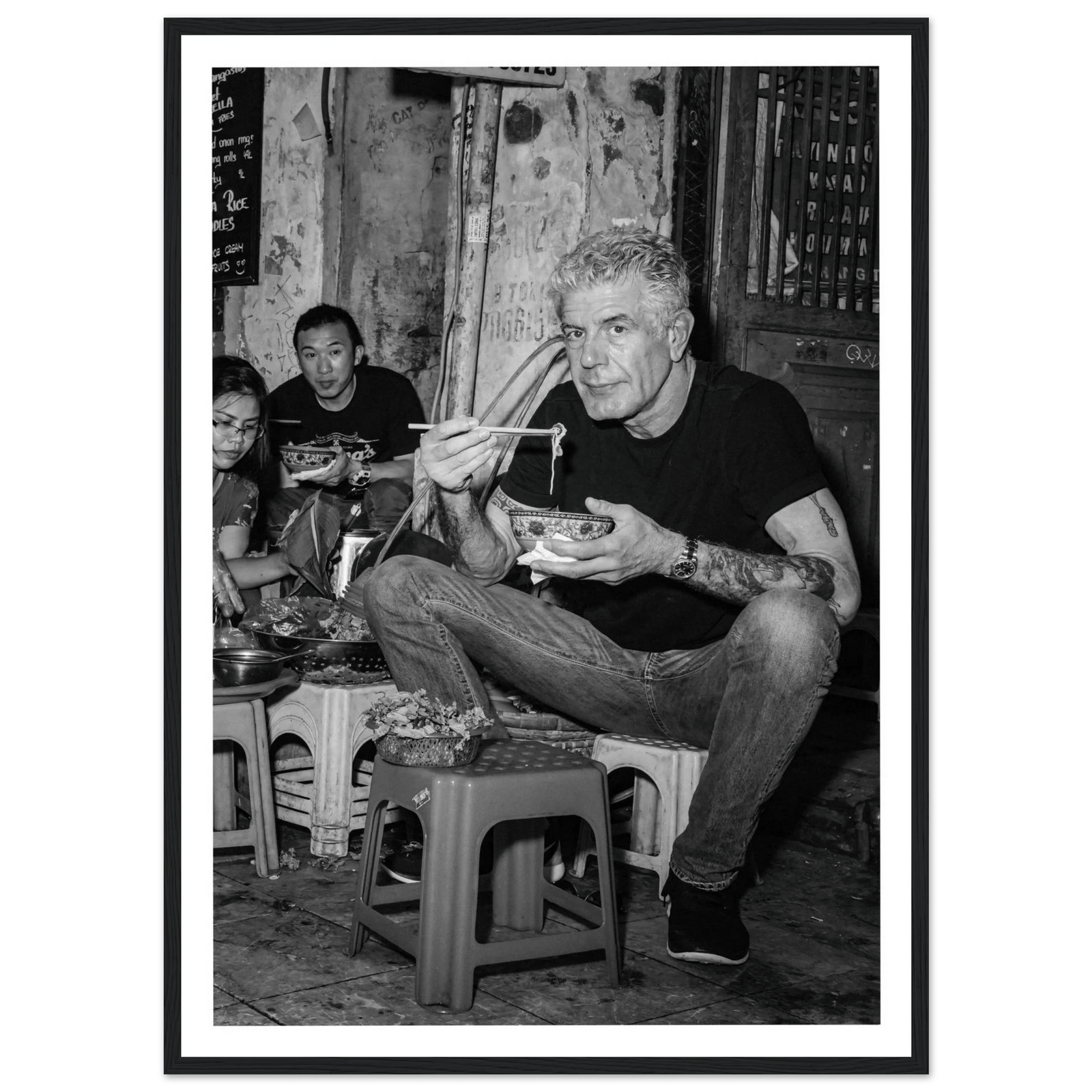 Tableau Photographie Anthony Bourdain - The Art Avenue