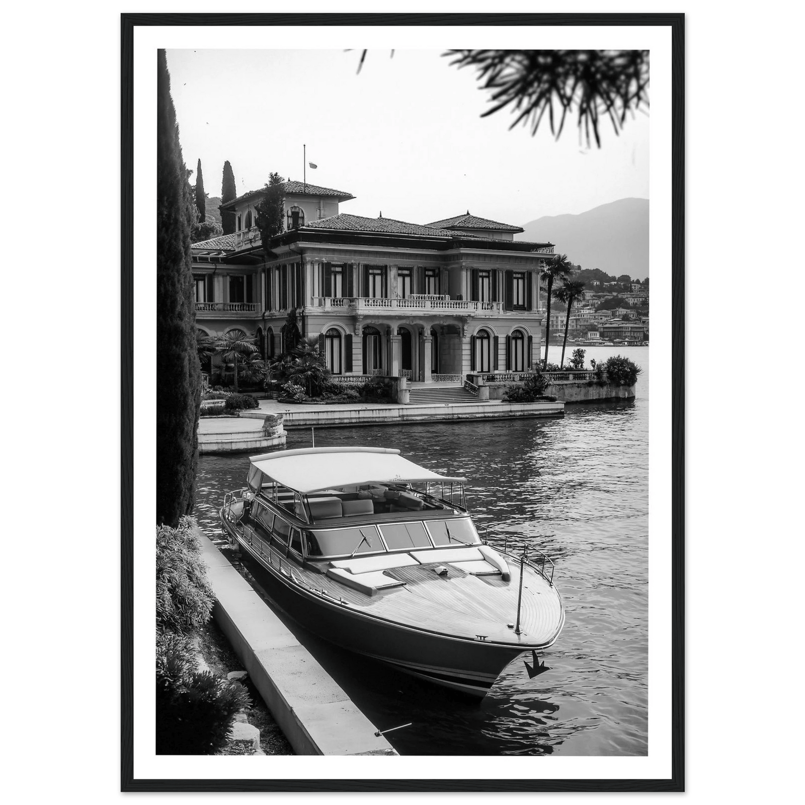 Tableau Photographie Bateau Lac De Côme - The Art Avenue