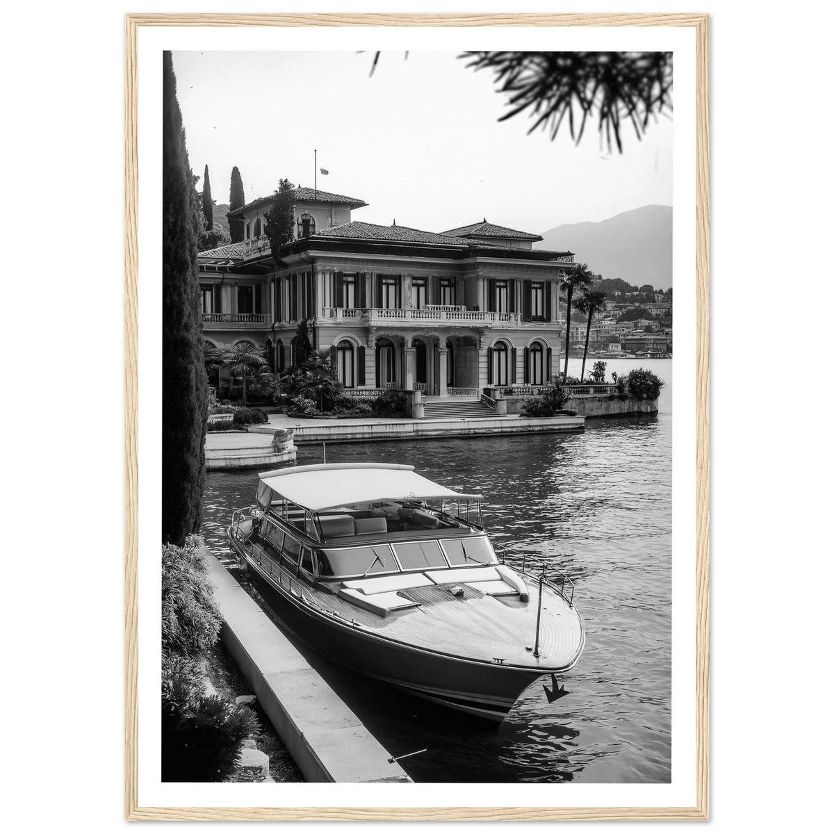 Tableau Photographie Bateau Lac De Côme - The Art Avenue