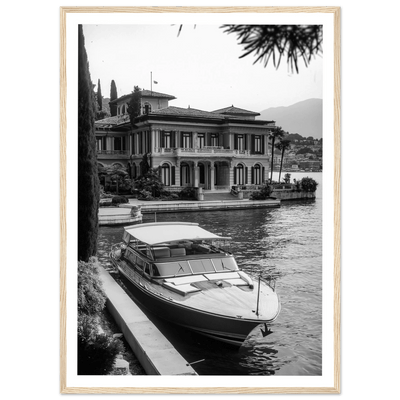 Tableau Photographie Bateau Lac De Côme - The Art Avenue
