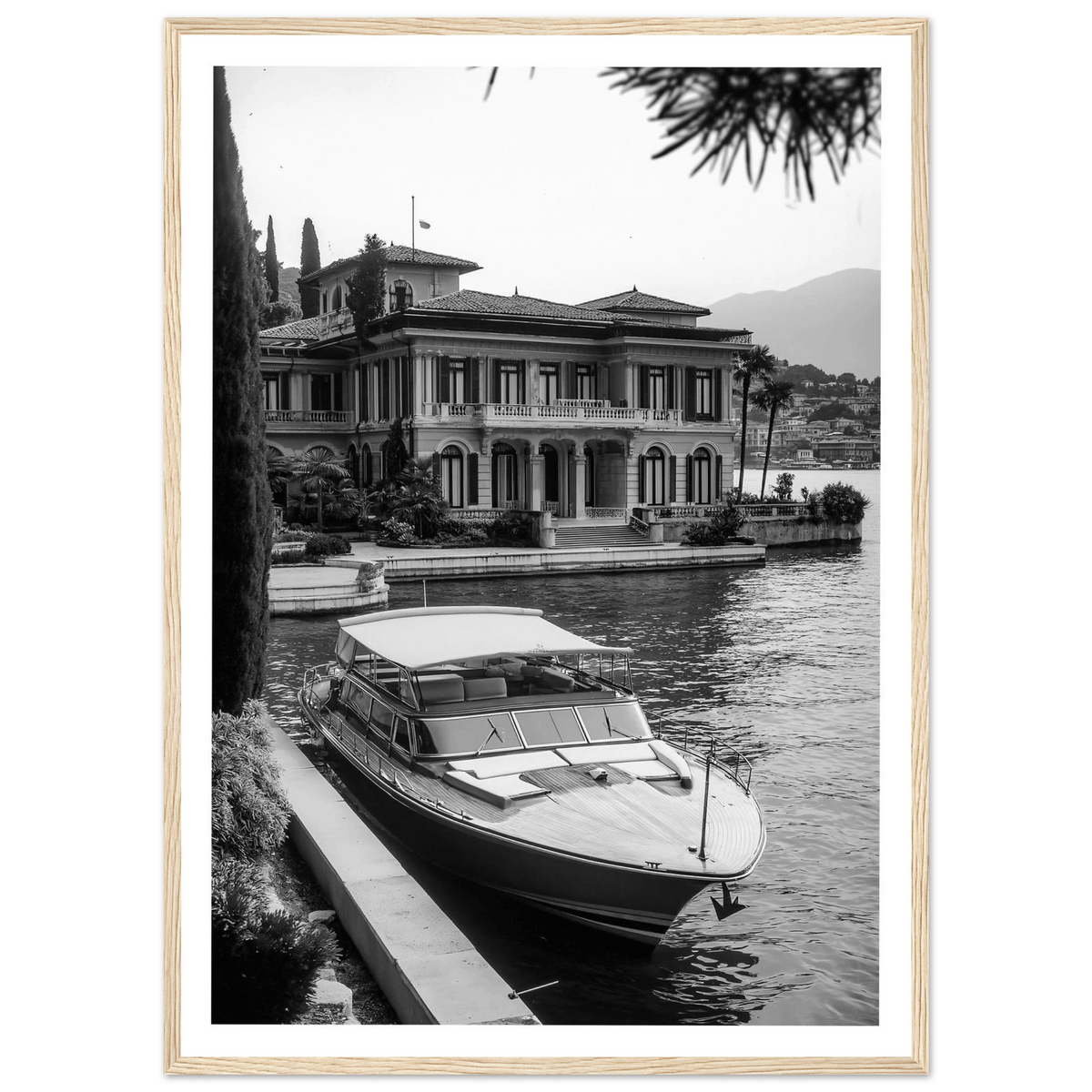 Tableau Photographie Bateau Lac De Côme - The Art Avenue