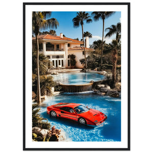 Tableau Photographie Ferrari Rouge - The Art Avenue