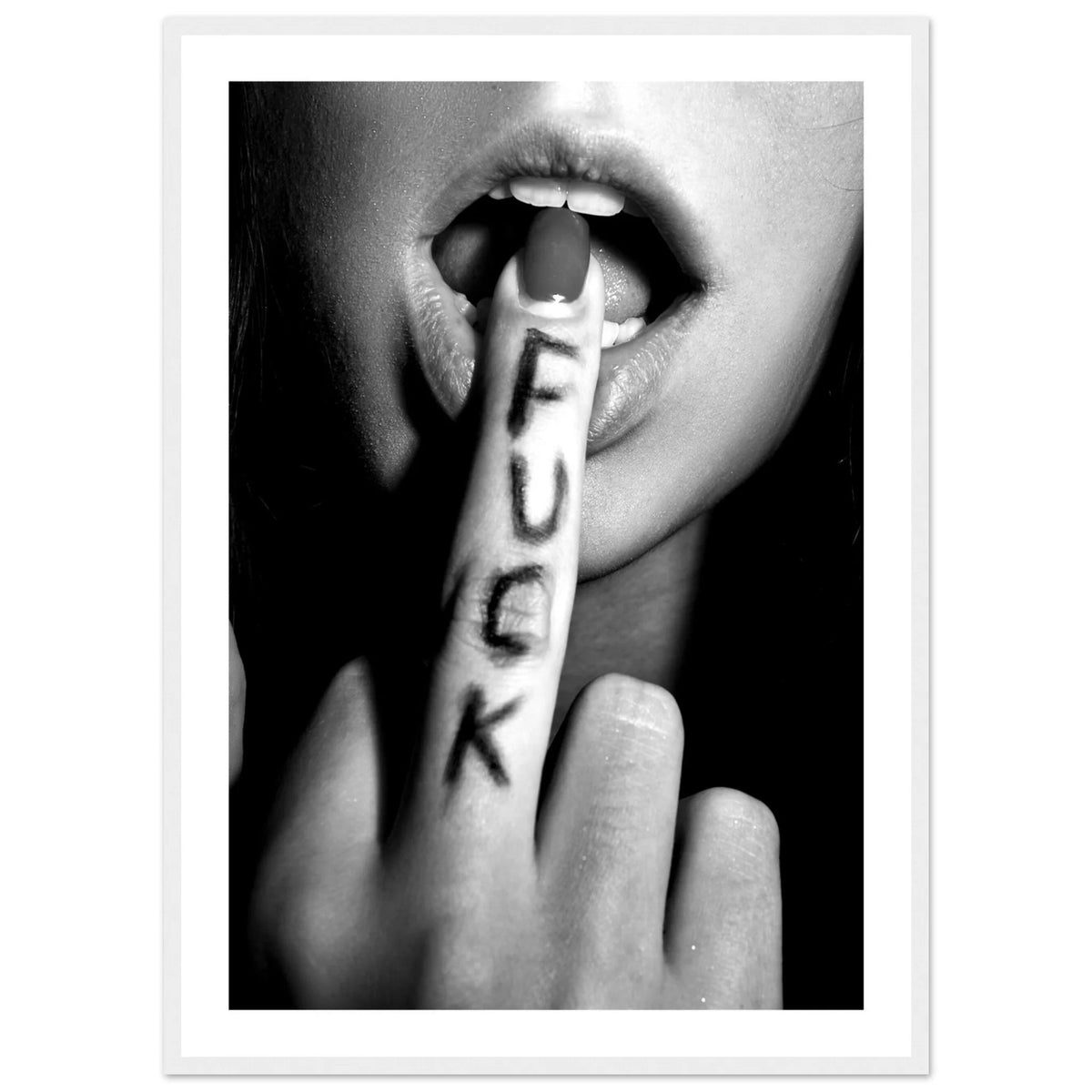 Tableau Photographie Fuck - The Art Avenue