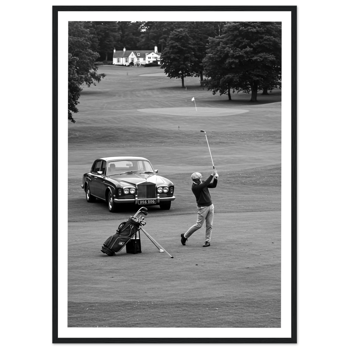 Tableau Photographie Golf Noir et Blanc - The Art Avenue