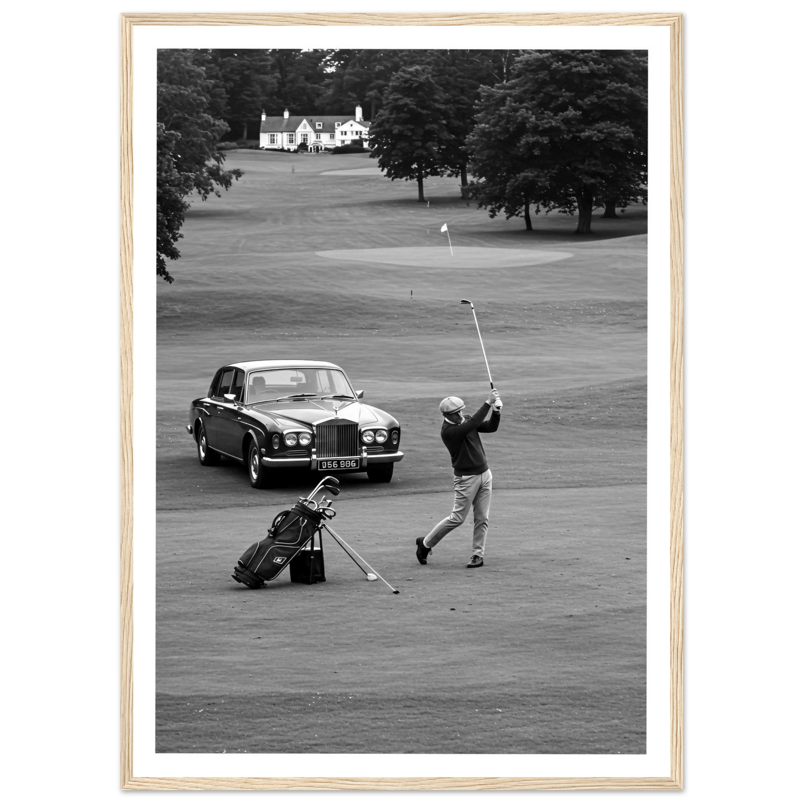 Tableau Photographie Golf Noir et Blanc - The Art Avenue