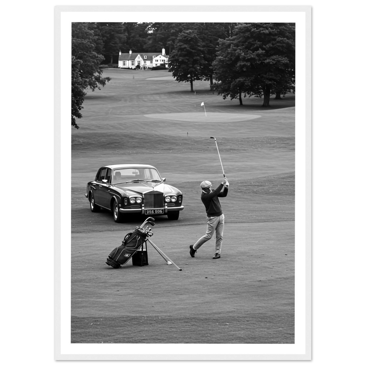 Tableau Photographie Golf Noir et Blanc - The Art Avenue