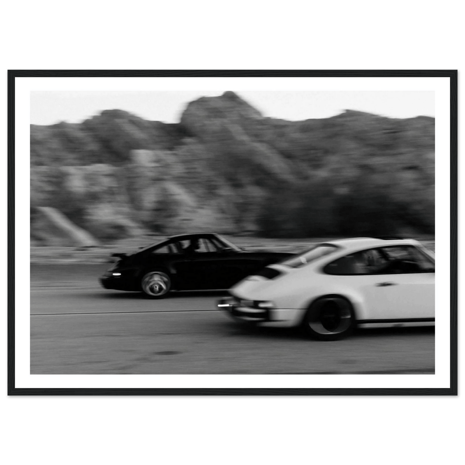 Tableau Photographie Noir et Blanc Porsche - The Art Avenue