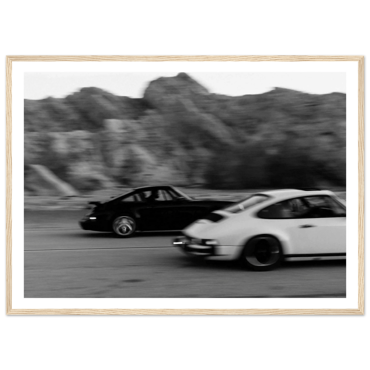 Tableau Photographie Noir et Blanc Porsche - The Art Avenue