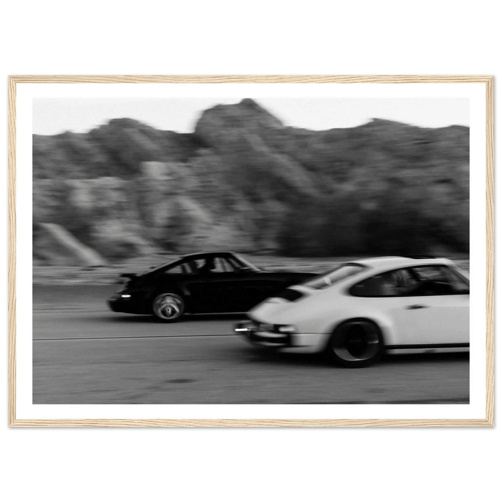 Tableau Photographie Noir et Blanc Porsche - The Art Avenue